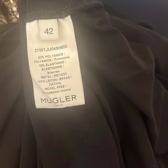 Mugler Chain Detail Ruched Skirt - Picture 11 of 11